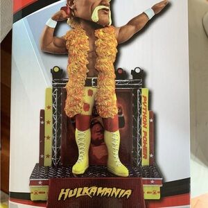 Hulkamania Collectible Figure with Yellow and Red Outfit 2020 Model